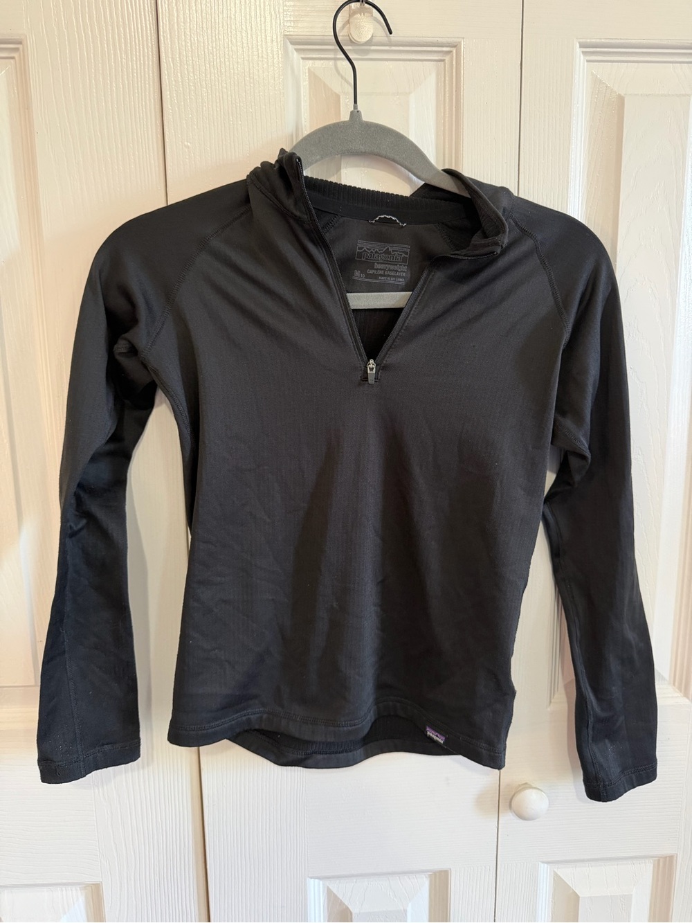 Patagonia Capilene Heavyweight Base Layer 1/4 Zip  Kids Unisex Size 10
